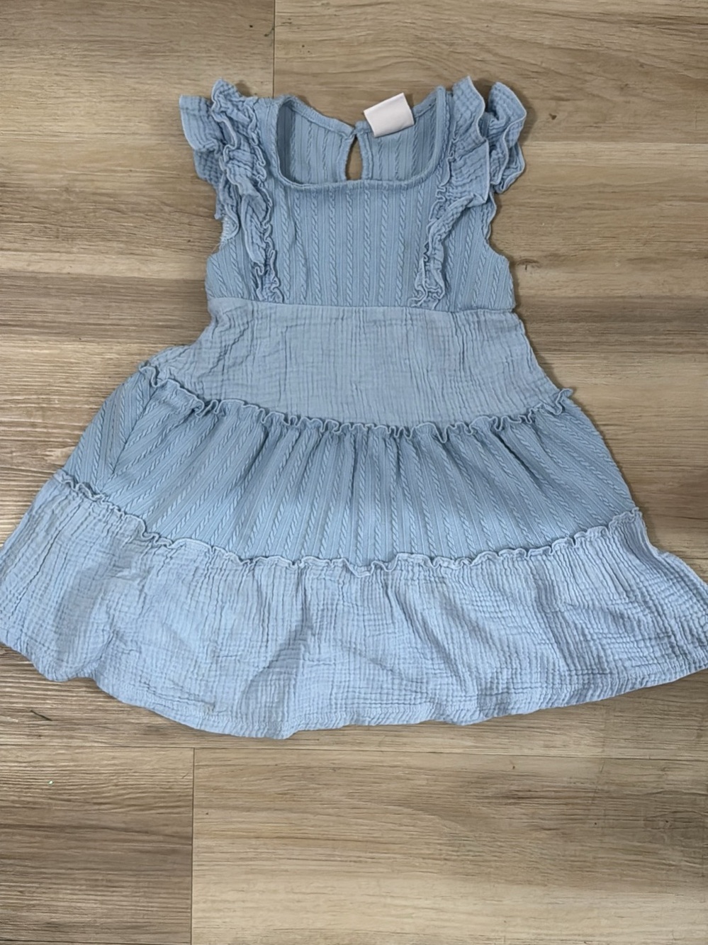 just izzy brand Blue Tiered Dress